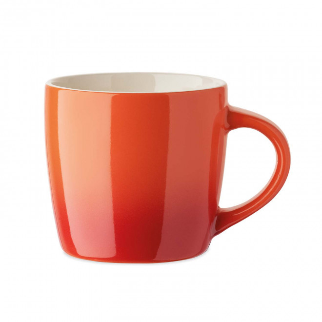 MUG CERAMIQUE 300ML PERSONNALISABLE 'LACROSE' - orange
