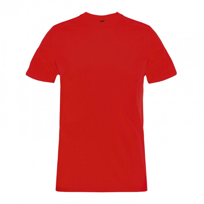 TEE-SHIRT MIXTE COULEUR PERSONALISE 'EXPLORER' - rouge