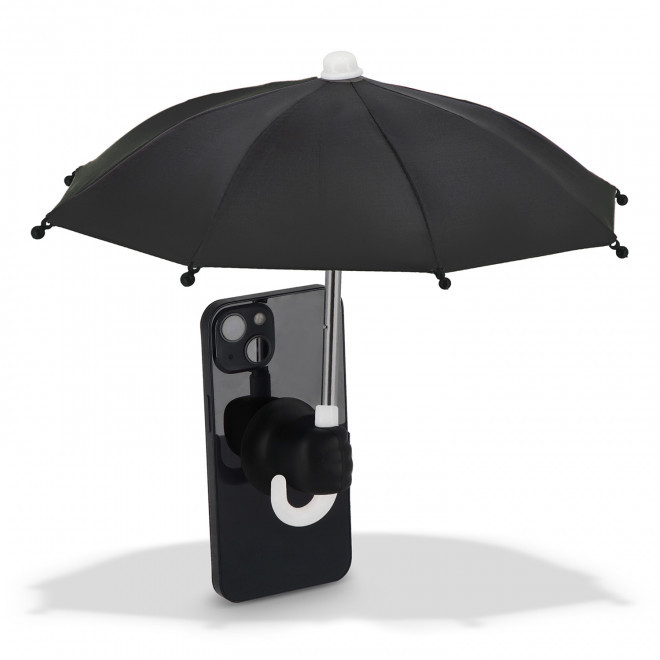 PARAPLUIE PERSONNALISABLE POUR TELEPHONE 'RANINO' - noir