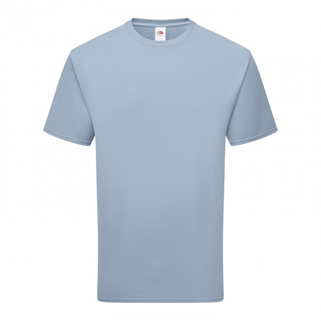 TEE-SHIRT PERSONNALISABLE MIXTE COULEUR BIO 'HARBRO' - bleu clair