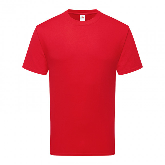 TEE-SHIRT PERSONNALISABLE MIXTE COULEUR BIO 'HARBRO' - rouge