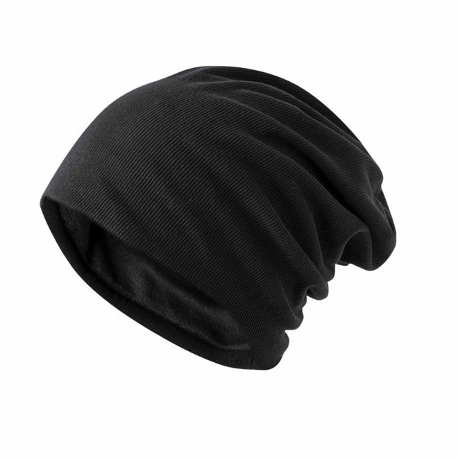 BONNET PERSONNALISABLE COTELE POLAIRE 'SIMIA' - noir
