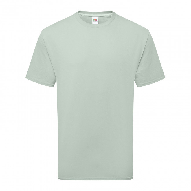 TEE-SHIRT PERSONNALISABLE MIXTE COULEUR BIO 'HARBRO' - vert sauge