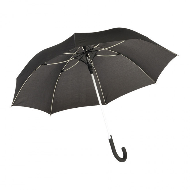 PARAPLUIE PERSONNALISÉ MANCHE CANNE 'CANCAN' - blanc