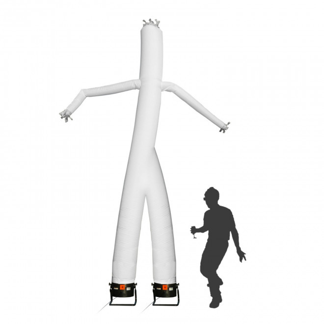 SKYDANCER PERSONNALISABLE 2 PIEDS 2 BRAS 'FAYOLO' - 4 mètres