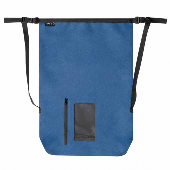 SAC IMPERMEABLE PERSONNALISABLE RPET 'TARRA PHONESIDE' - bleu