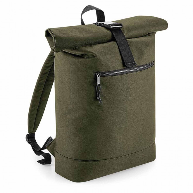 SAC A DOS ORDINATEUR PERSONNALISABLE 'BACKI' - vert militaire