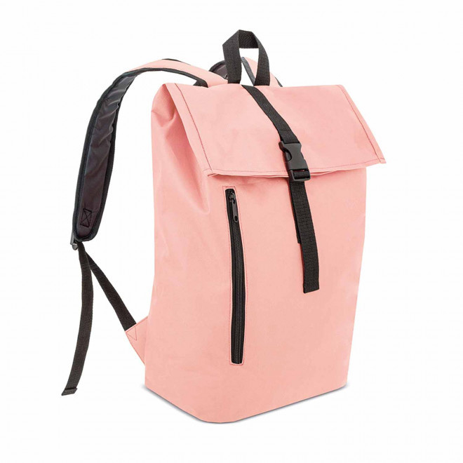 SAC A DOS PERSONNALISABLE EN RPET 'AMELIE' - rose pâle