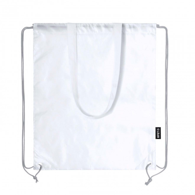 SAC A DOS EN RPET PERSONNALISABLE 'OLYMPIA ANSE RPET' - blanc