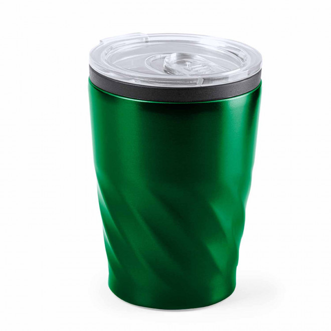 MUG ISOTHERME PERSONNALISABLE 350 ML 'TURNO' - vert