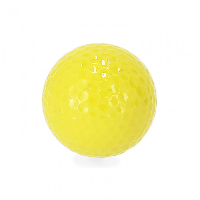 BALLE DE GOLF PERSONNALISABLE 'NOBALL' - jaune