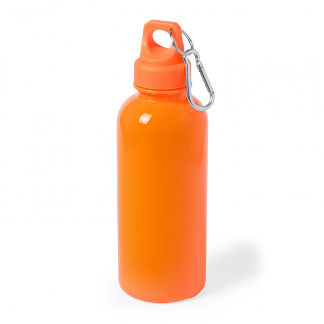 GOURDE MOUSQUETON PERSONNALISABLE 600 ML 'MANCY COLOR' - orange