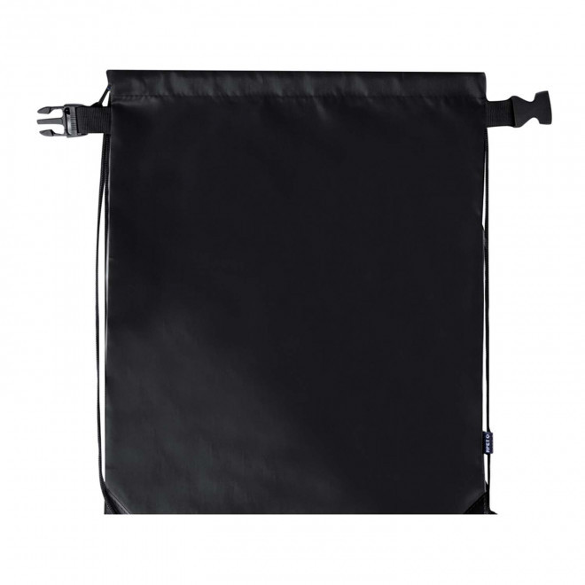 SAC A DOS PERSONNALISABLE CORDELETTE ENROULABLE 'NAPSI' - noir