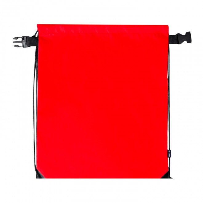 SAC A DOS PERSONNALISABLE CORDELETTE ENROULABLE 'NAPSI' - rouge