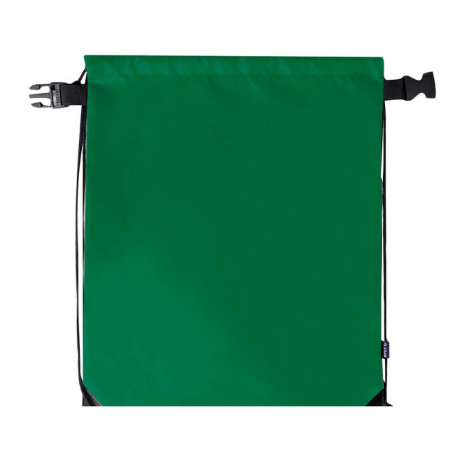 SAC A DOS PERSONNALISABLE CORDELETTE ENROULABLE 'NAPSI' - vert