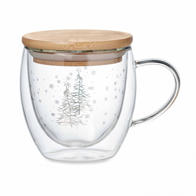 TASSE DOUBLE PAROI PERSONNALISABLE 'MIMI' - sapin