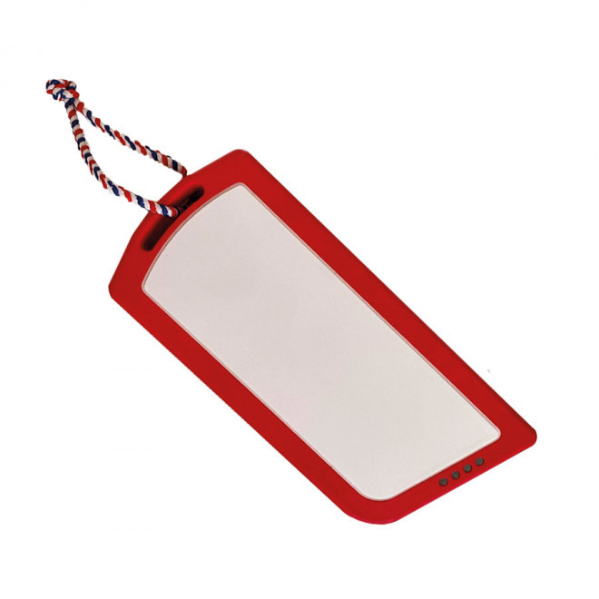 BATTERIE DE SECOURS PERSONNALISÉE 8000 MAH 'WARM UP' - blanc/rouge