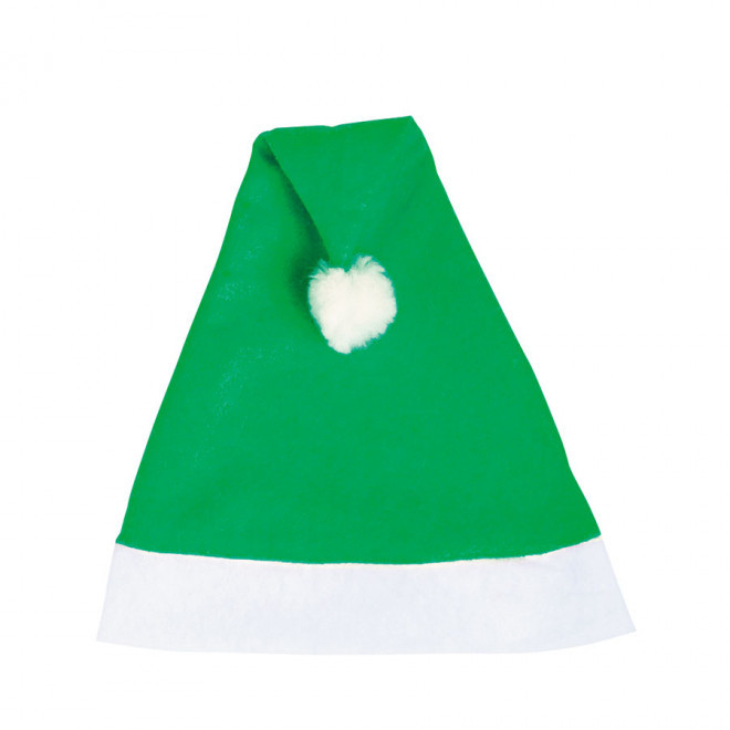 BONNET DE NOËL PUBLICITAIRE 'SANTA' - vert