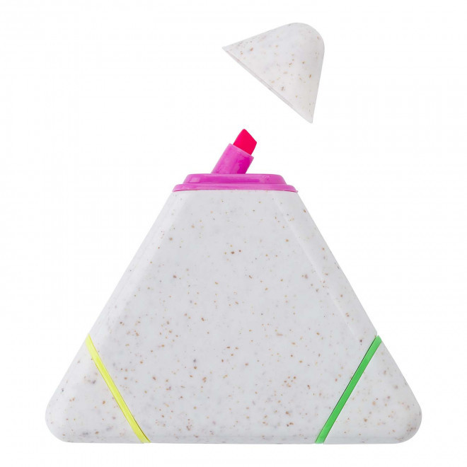 SURLIGNEUR PERSONNALISABLE PAILLE DE BLE 'TRIANGLUS BLE' - multicolore