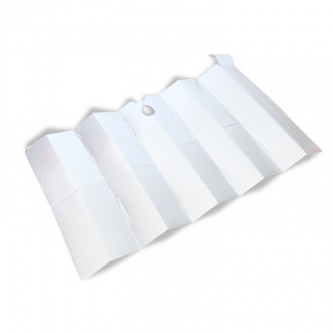 PARE-SOLEIL/NEIGE PERSONNALISABLE 'TINDY COLORE' - blanc