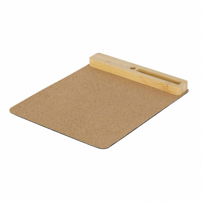 TAPIS SOURIS MULTIFONCTION PERSONNALISABLE 'TIPMY LIEGE' - naturel