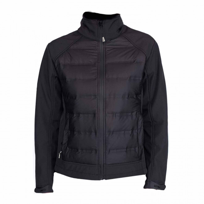 VESTE SOFTSHELL PERSONNALISÉE FEMME MUSTAGHATA® 'ALPHA' - noir