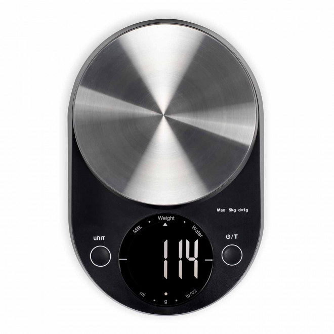 BALANCE DE CUISINE PERSONNALISABLE 'PESIO' - noir