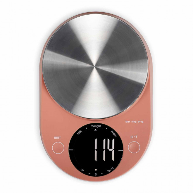 BALANCE DE CUISINE PERSONNALISABLE 'PESIO' - terracotta