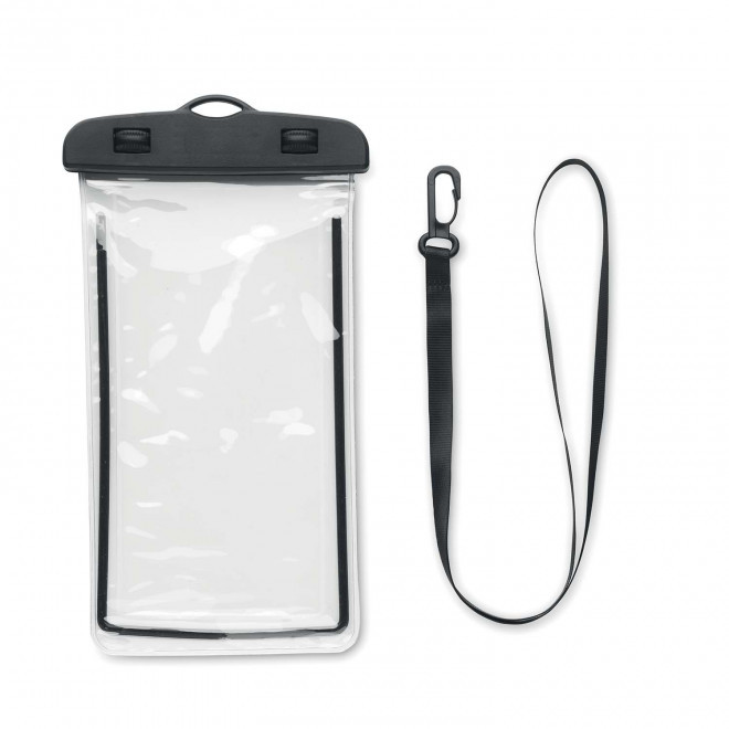 POCHETTE ETANCHE TELEPHONE PERSONNALISABLE 'BLOUFA IPX6' - noir