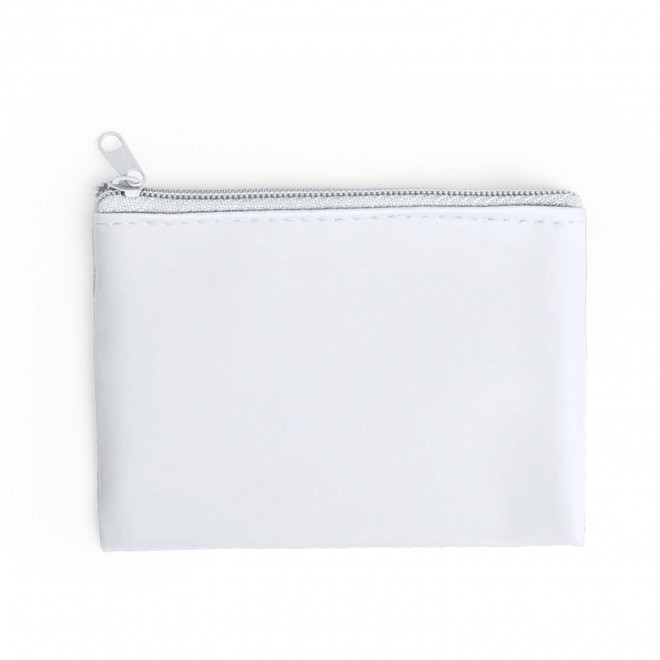 PORTE MONNAIE EN PU PERSONNALISABLE 'KIPSY' - blanc