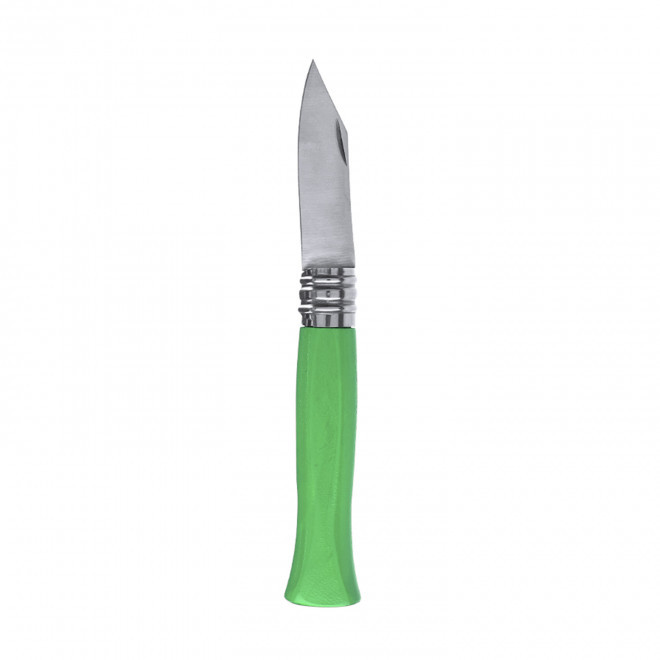 COUTEAU PLIANT PERSONNALISABLE MANCHE BOIS 'APINOL COLOR' - vert