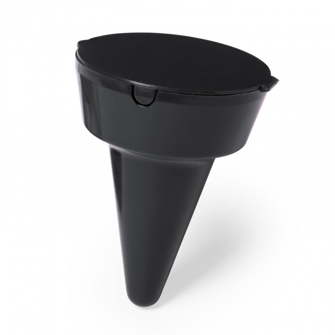 CENDRIER PORTABLE PERSONNALISABLE 'SANDYTO' - noir