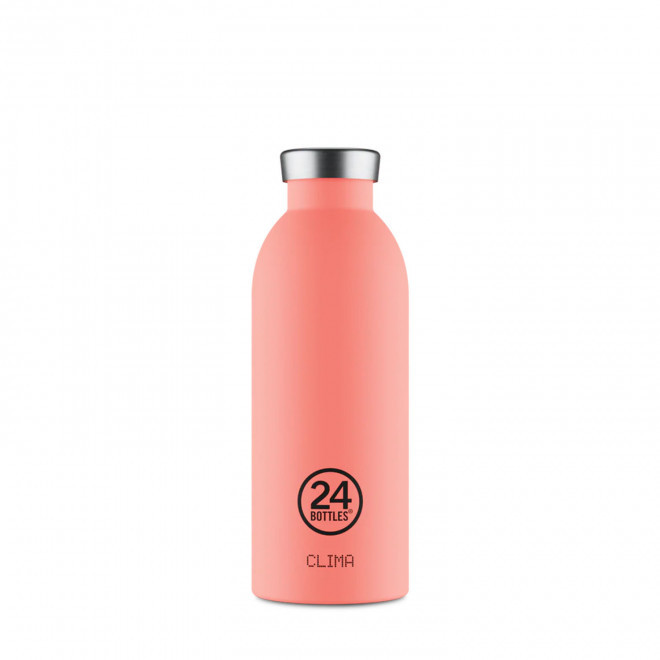 BOUTEILLE ISOTHERME 500ML PERSONNALISEE 'CLIMA 24BOTTLES' - bordeaux