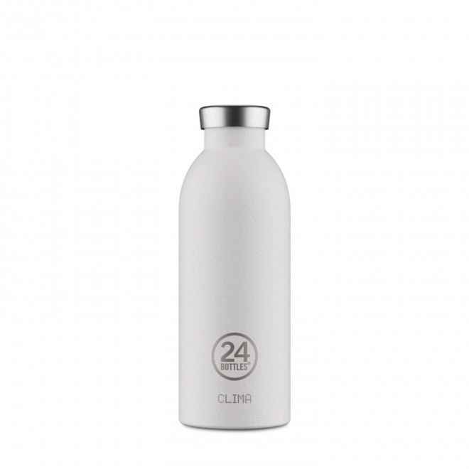 BOUTEILLE ISOTHERME 500ML PERSONNALISEE 'CLIMA 24BOTTLES' - blanc cassé