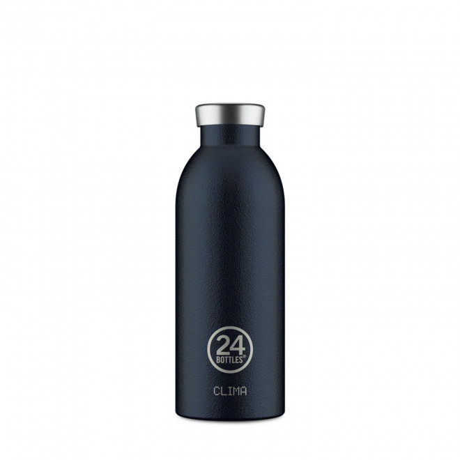 BOUTEILLE ISOTHERME 500ML PERSONNALISEE 'CLIMA 24BOTTLES' - marine profond