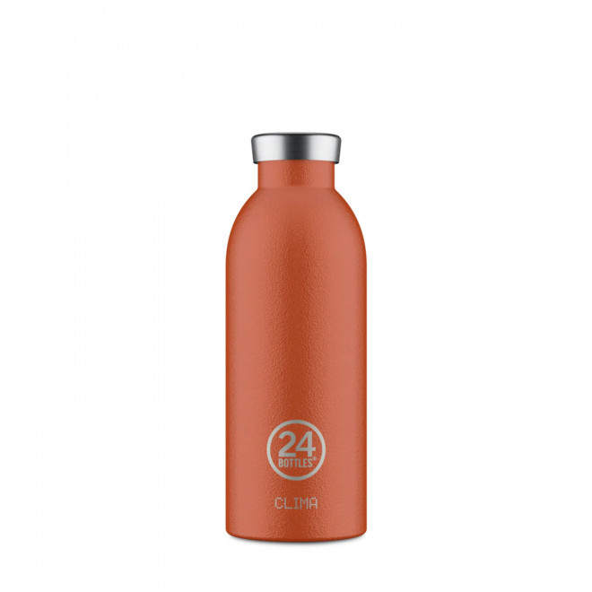 BOUTEILLE ISOTHERME 500ML PERSONNALISEE 'CLIMA 24BOTTLES' - terracotta