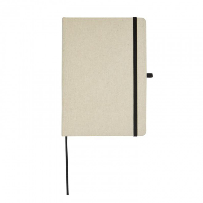 CARNET COTON BIO PERSONNALISE 'TASSI' - noir