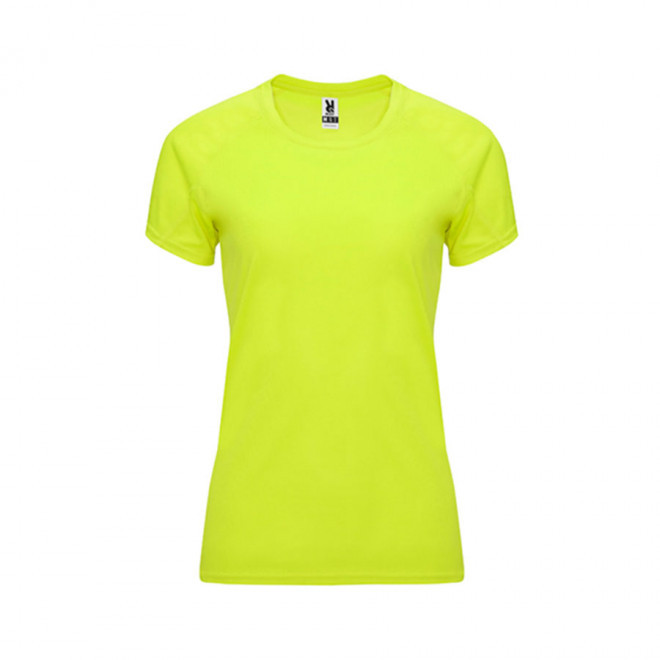 TEE SHIRT PERSONNALISÉ FEMME 'ESPORTO' - jaune fluo
