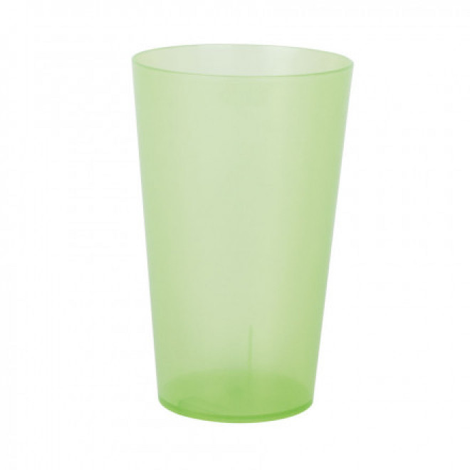 RAPIDE 4J - GOBELET RÉUTILISABLE PERSONNALISÉ '30 CL CUP' - transparent givré vert