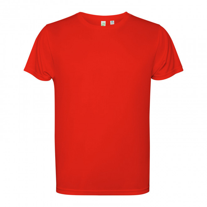 TEE-SHIRT SPORT MC HOMME PERSONNALISE 'ESTORIL' - rouge