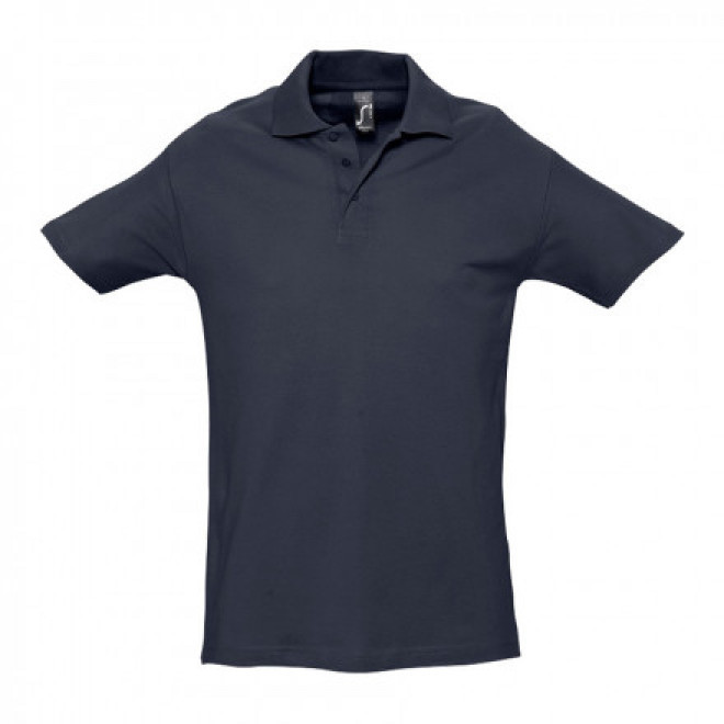 POLO HOMME PERSONNALISÉ 'SPRING' - EXPEDITION RAPIDE 4J - marine