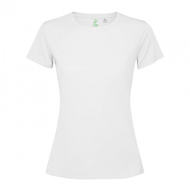 TEE-SHIRT SPORT MC FEMME PERSONNALISE 'ESTORIL' - blanc