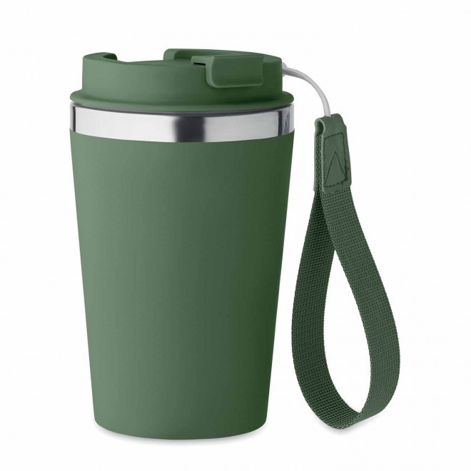MUG ISOTHERME PERSONNALISABLE 350 ML 'MALTEAS' - vert