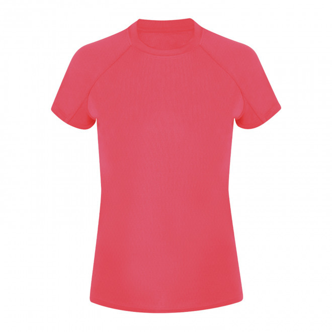 TEE-SHIRT DE SPORT FEMME PERSONNALISABLE 'TAGODA 2.0' - rose fluo