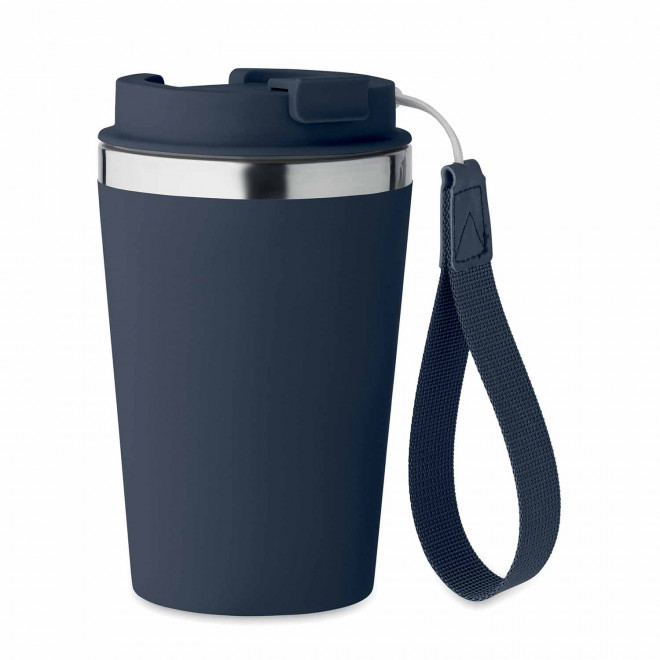 MUG ISOTHERME PERSONNALISABLE 350 ML 'MALTEAS' - bleu marine