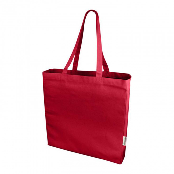 RAPIDE 4J - SAC COTON SOUFFLET RECYCLE 'FABIO' - rouge