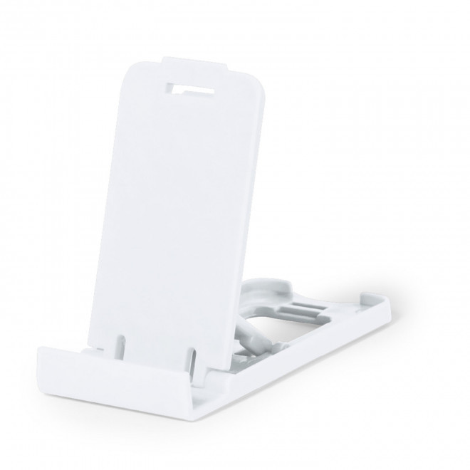 SUPPORT TELEPHONE REPLIABLE PERSONNALISABLE 'PAUSI' - blanc