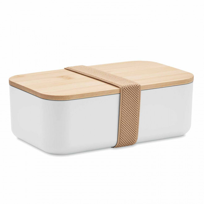 LUNCH BOX 1L PERSONNALISABLE 'BUCATI MAIS' - blanc