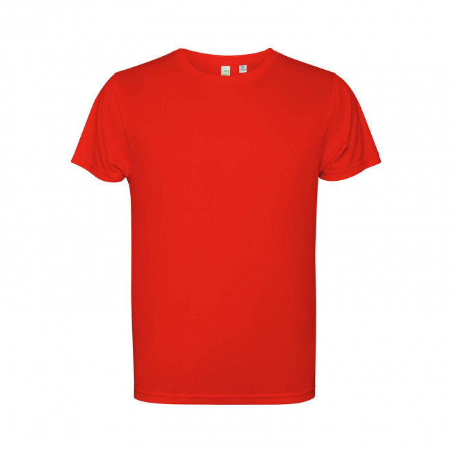 TEE-SHIRT SPORT MC ENFANT PERSONNALISABLE 'ESTORIL' - rouge