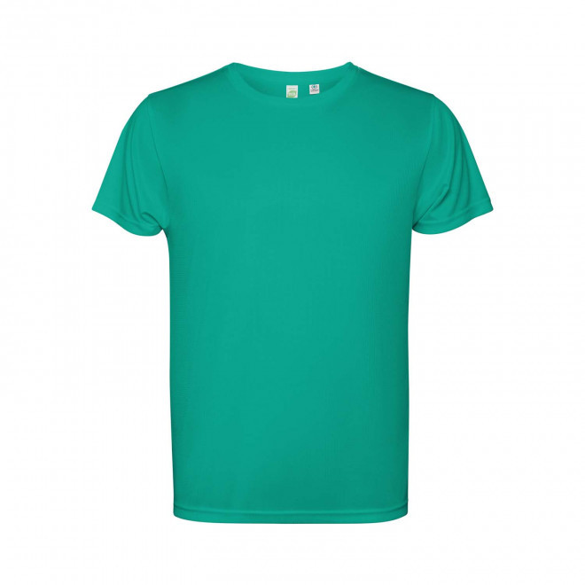 TEE-SHIRT SPORT MC ENFANT PERSONNALISABLE 'ESTORIL' - turquoise
